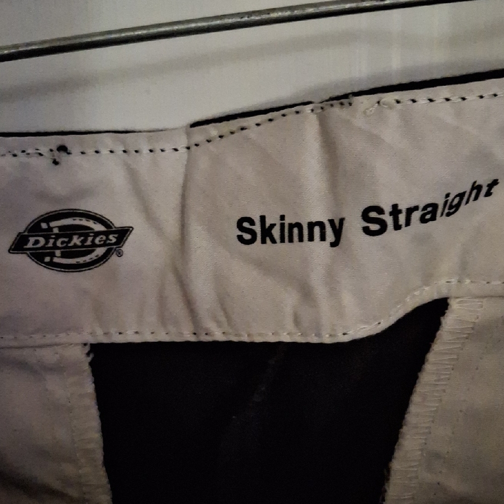 Dickies Black Pants with White Graphic - Picture 3 of 15